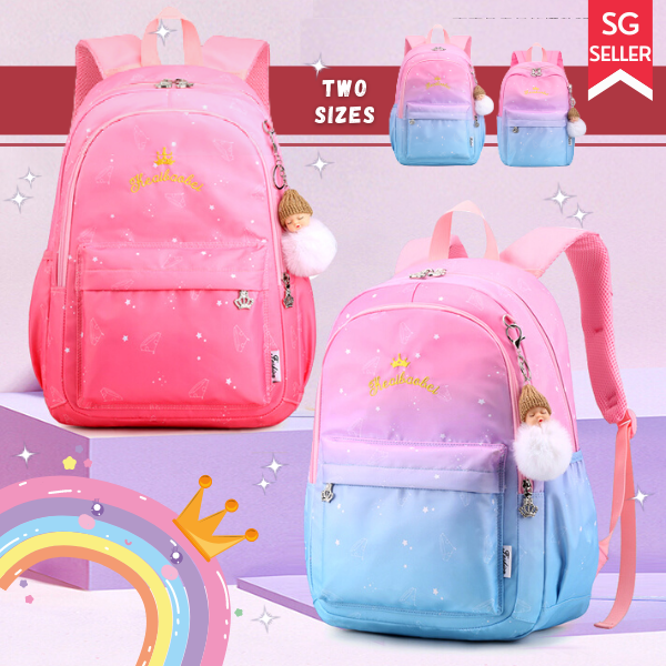 Gradient Color School Bag - Suitable for Pre school & Primary 1 to ...