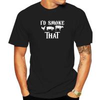 Id Smoke That Funny BBQ Smoker Father Barbecue T-Shirt Classic Europe Tshirts Cotton Tops T Shirt For Men Fitness Tight