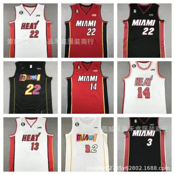 Blue/Pink Basketball Jersey Half Sleeve T-Shirt Miami Heat #22