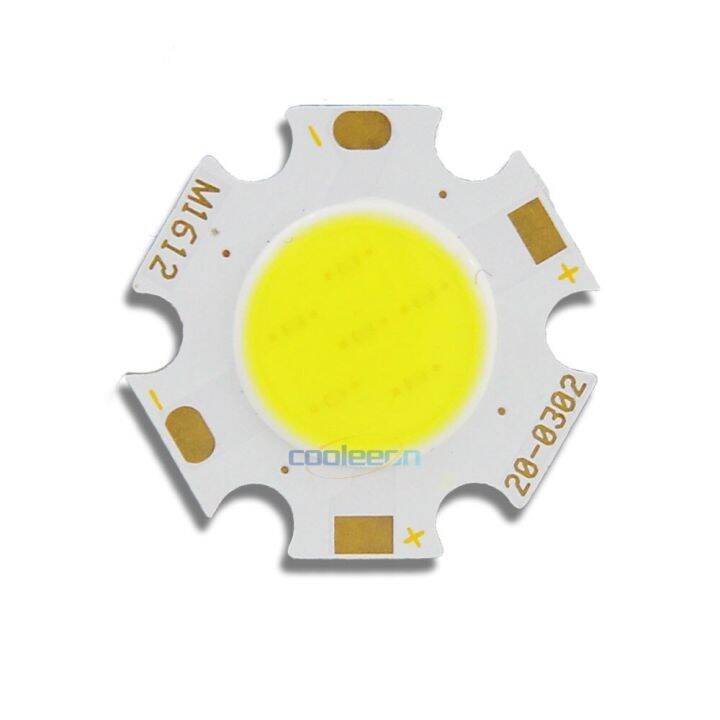 worth-buy-5pcs-20มม-กลม-cob-โคมไฟ-led-3w-5w-7w-ไฟ-led-แหล่งสีขาวน้ำเงินแดงเขียวสี-chip-on-board-สำหรับ-diy-บ้านไฟ