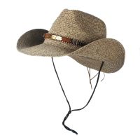 [Fine Jewelry]แฟชั่นผู้หญิงผู้ชาย HollowCowboy HatDad Beach Sombrero Hombre ฟางปานามา CowgirlSun หมวกขนาด56-58ซม.