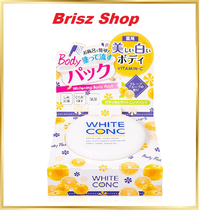 [Ready Stock] white conc body whitening body mask WHITE CONC VC身体水洗体膜
