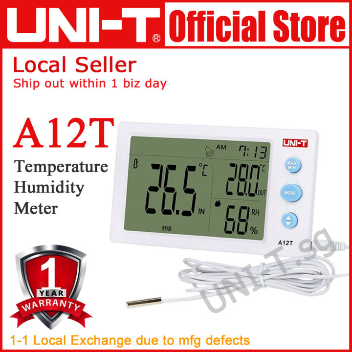 A12T Temperature Humidity Meter - UNI-T Meters