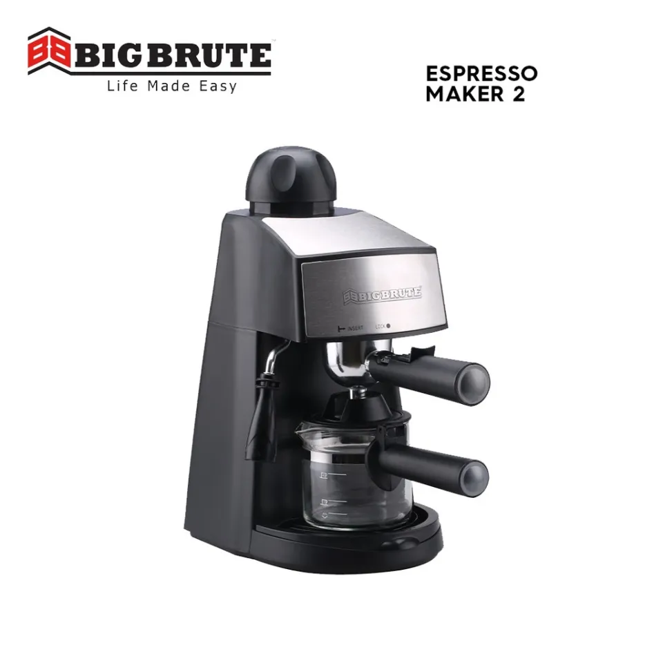 coffee and espresso maker with milk frother