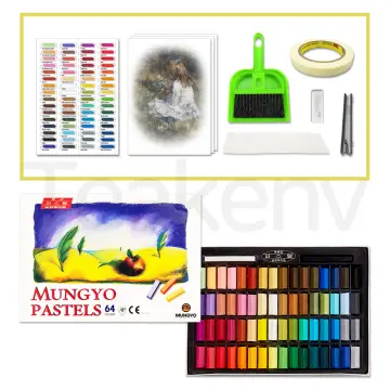 How to blend oil pastels with Tissue paper ~ Mungyo Oil Pastel