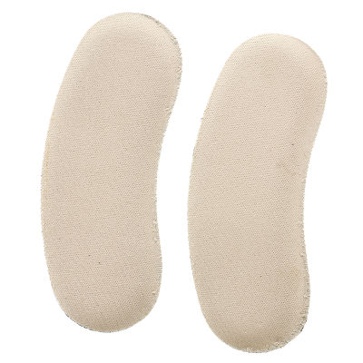 Spongy Shoe Heel Inserts Strong Sticky Insoles Pads Cushion Grips Beige