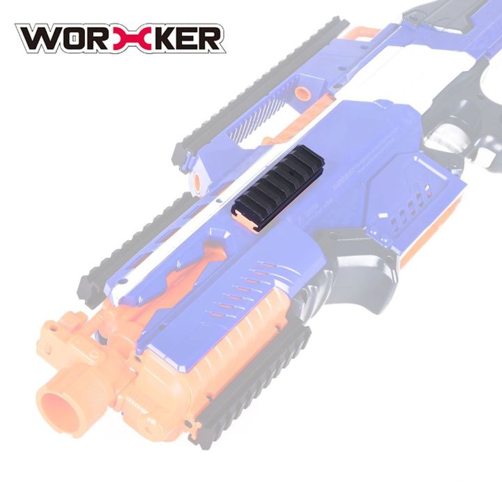 woerker-mod-หลายความยาว-picatinny-top-rail-mount-ไนลอน-grooved-top-rail-kit-track-สำหรับ-nerf-blaster-การปรับเปลี่ยน