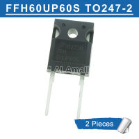 2pcs 60UP60S TO-247-2 FFH60UP60S TO-247 60A/600V Ultrafast Recovery Diode Rectifier new original