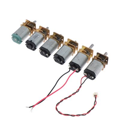 【❂Hot On Sale❂】 chexiuhua กล่องเกียร์ความเร็วต่ำมอเตอร์เกียร์ไมโคร N20 Dc 5V Motor Listrik ของเล่น Diy 40/60/28/150/300/110 Rpm