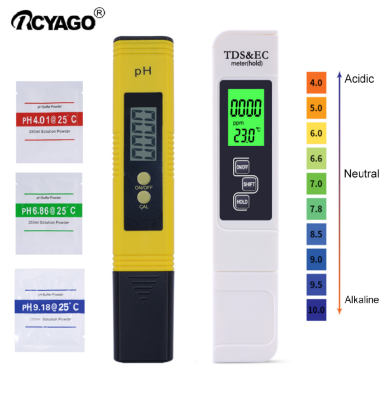 RCYAGO TDS/EC Meterปากกาเหนี่ยวนำไฟฟ้ามิเตอร์Tds ATCอุณหภูมิพืชสวนวัดคุณภาพน้ำปากกาEC Meter