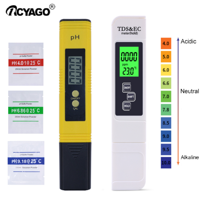 rcyago-tds-ec-meterปากกาเหนี่ยวนำไฟฟ้ามิเตอร์tds-atcอุณหภูมิพืชสวนวัดคุณภาพน้ำปากกาec-meter