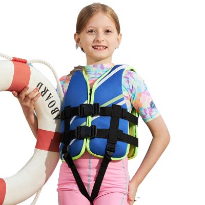 2023 New Childrens Buoyancy Vest Summer Portable Childrens Swimming Beginner Water Sports Beach Swimming Neoprene Lifejacket  Life Jackets