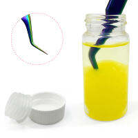 20g Liquid and Sponge Ball Eyelashes Tweezers Cleaner rofessional Tweezers Cleaning Tools with Glue Remover