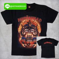 เสื้อยืดเนื้อ Cotton  สัมผัสนุ่ม เบาสบาย MOTORHEAD สีดำ