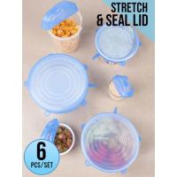 STX ฝายางซิลิโคนปิดภาชนะ ฝาซิลิโคนครอบอาหาร ฝาปิดถนอมอาหาร Stretch &amp; seal lid set