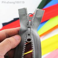 Double Open Zipper Head Resin Zipper No. 5 Down Jacket Double Zipper Clothes Long Zipper Accessories Sleeping Bag Two-Way