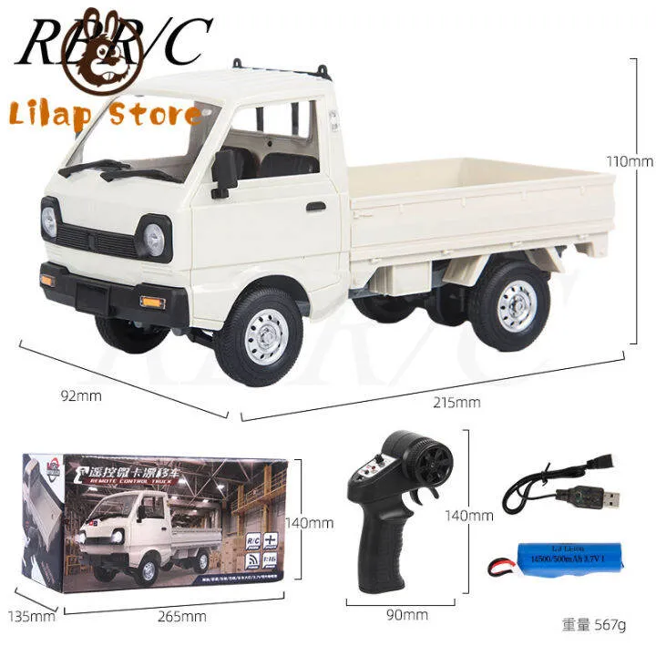 Wpl D12mini Full-Scale ด้านหลังไดรฟ์ตรงสะพานปีนเขาดริฟท์รีโมทคอนโทรล ...