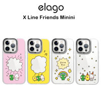 Elago x Line Friends Minini เคสใสกันกระแทกเกรดพรีเมี่ยมจากอเมริกา เคสสำหรับ iPhone13/14/14Pro (ลิขสิทธิ์แท้100%)