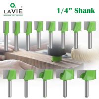 【DT】hot！ LAVIE 1/4 Shank Cleaning Bottom Bit Straight Router set Milling Cutter Woodworking Machine