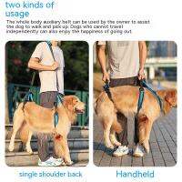 Dog Protector Helper สายจูงสัตว์เลี้ยงสำหรับสุนัขสูงอายุผู้พิการและสุนัขสูงอายุที่ได้รับบาดเจ็บเทปเสริม