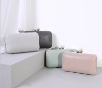 【YD】 white Clutch Purses Evening Bridal Minaudiere Handbags Ladies prom cross body shoulder bag