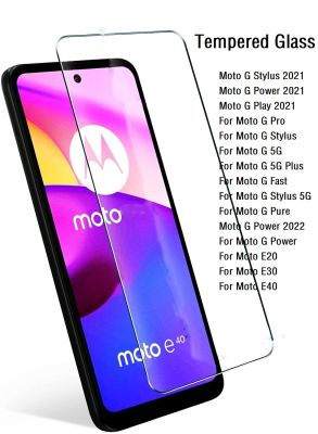 สไตลัสทนต่อการขีดข่วน HD สำหรับ Motorola Moto G,สไตลัสเล่นเร็วโปร2021 2022 5G บวก E30 E20บริสุทธิ์ E40ฟิล์มกระจกเทมเปอร์