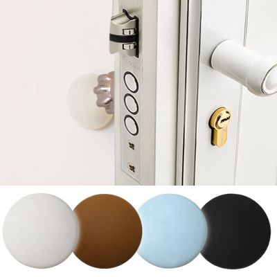 【cw】 Rubber Door Doorknob Back Wall Protector Savior Shockproof Anti Vibration Stops C1210