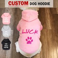 Kusting Anjing Kucing Hewan Peliharaan เสื้อฮู้ดผ้าเจอร์ซี่ Nama Nama Hoodies Puntuk Kecil Anjing Besar Sweat