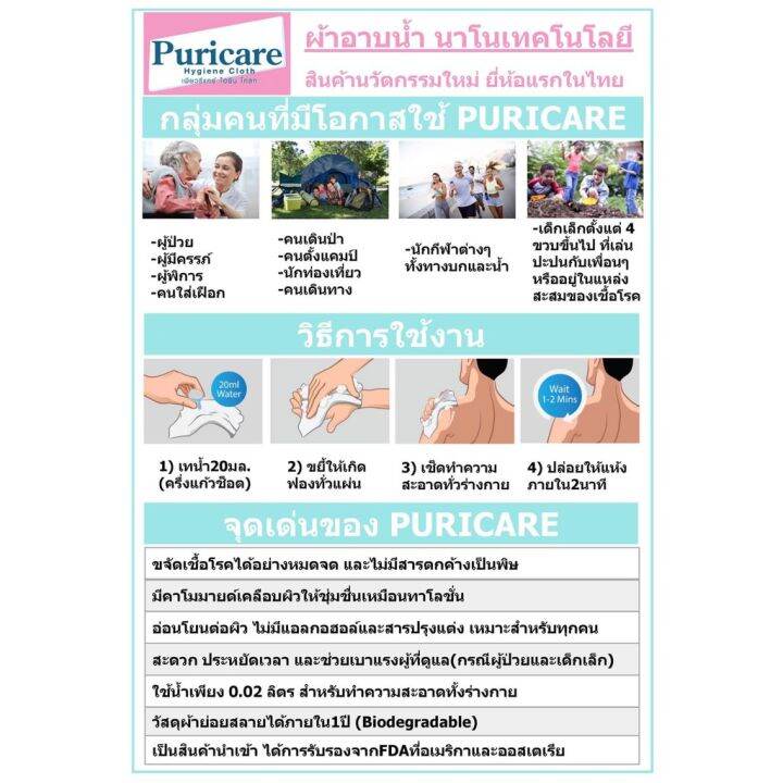 ผ้าอาบน้ำนาโน-puricare-hygiene-cloth-เป็นมิตรกับสิ่งแวดล้อม