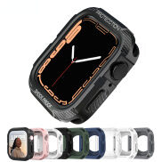 Ốp Gồ Ghề Cho Apple Watch Vỏ 44Mm 40Mm 45Mm 41Mm SE 7 6 5 4 3 Phụ Kiện