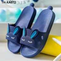 Girls slippers summer childrens indoor non-slip home soft bottom bathroom bath cartoon boys and girls sandals and slippers outside wear