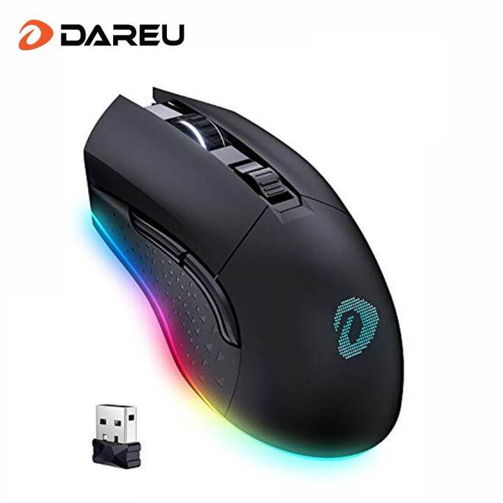 Gaming Mouse RGB DualMode 2.4G Wireless Wired Optical Sensor Mouse