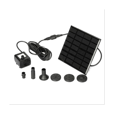 Solar Panel Fountain Pump Pool Pond Garden Water Sprinkler Sprayer for Bird Bath Pond Garden Decoration