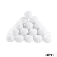 50pcs Soft 7cm Realistic Gift Holiday Snow Fight For Kids Home Decor Family Christmas Snowball Scrunchy Fun Indoor Outdoor Fake