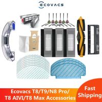 Ecovacs T8 T9 N8pro T8AIVI แผ่นไม้ถูพื้น แปรงด้านข้าง แปรงหลัก แผ่นกรองถังเก็บน้ํา