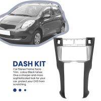 2 Din Car Stereo Frame Trim Kit of Dashboard for Yaris Vitz Platz 2005-2011 DVD Player Installation Bezel Fascias