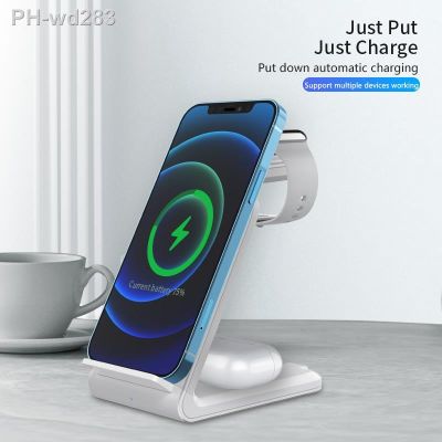 4-IN-1 Multi-Function Wireless Charger 15W 3 in 1 for iPhone 14 13 12 11 Pro Max X Samsung Xiaomi