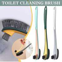 Bathroom Oilet Brush Double-sided Brush Long Handle Fur Bowl Cleaner Toilet Shower Soft Scrubber D9E9