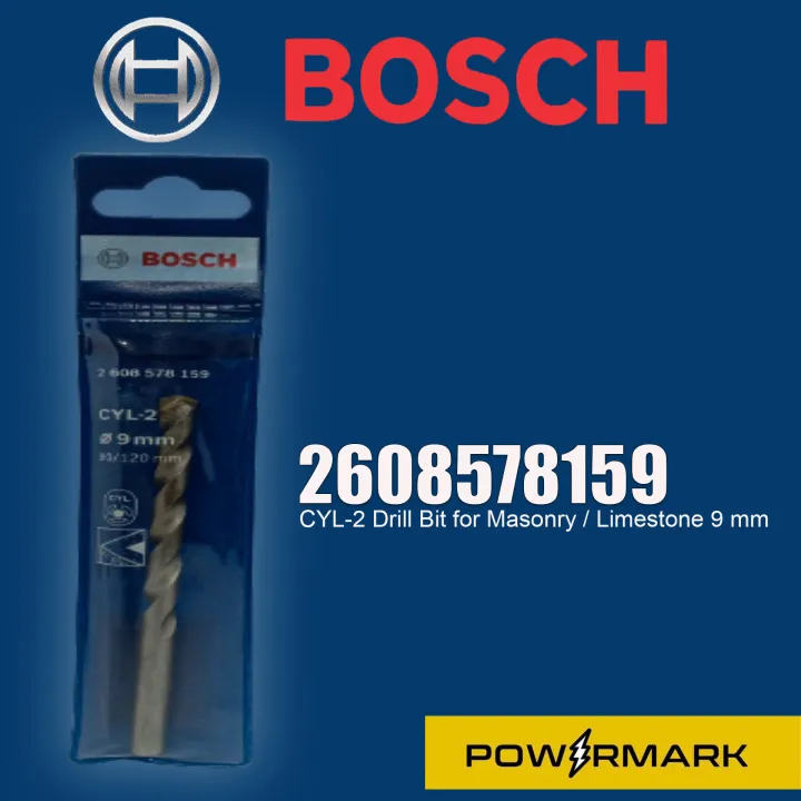 BOSCH 2608578159 CYL2 Drill Bit for Masonry / Limestone 9 mm