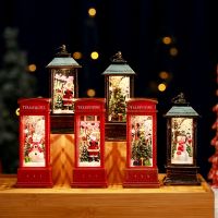 【 NEW FIRE 】 Santa Claus Snowman LanternMerryDecor For HomeTree Ornament Xmas Gifts 2022Decorations