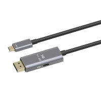 สาย USB C ถึง DisplayPort 1.4 8K พร้อม USB-C PD 8K 60Hz 4K 144Hz Thunderbolt 3ถึง DisplayPort สำหรับ Pro 2019 2020 XPS