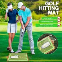 Golf Training Mat for Swing Detection Batting trajectory direction detection analysis pad Swing path practice marking pad Set