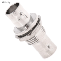 Witkitty BNC FEMALE TO FEMALE CHASSIS ADAPTER COAXIAL CONNECTOR สกรูแผงปลั๊ก