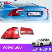 Volvo S60 2014-2019 เสื้อ​ไฟท้าย ไฟท้าย​แต่ง ไฟท้ายไฟเบรค​ ไฟเลี้ยว Taillamp Taillight ไฟท้าย​ พร้อมทับทิม ไฟท้ายกันชนหลังสําหรับ​ ทับทิมในฝาท้ายไฟท้าย  ไฟเบรก ไฟสัญญาณเตือน