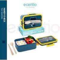 Ecentio กล่องอาหารกลางวัน Bento BFA ฟรีช้อนและซุป