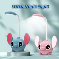 ❐♝ Disney 3D Lamp Stitch Night Light For Kids Room Decor Stitch Table Lamp Kwaii Sharpen Anime Lampara For Child Birthday Gift Toys