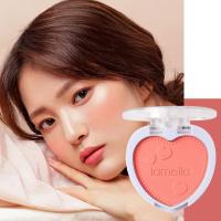 แป้งฝุ่นรูปหัวใจหวาน4สีที่ปัดสีธรรมชาติเมคอัพไฮไลท์ G8O2