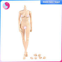 Dolity 1/6หญิงรูป Body Nude ไหล่แคบคอ12 ตุ๊กตาปรับเปลี่ยนท่าได้