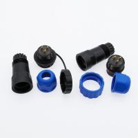 ‘’；【=- SP20 Straight Waterproof Connector 2/3/4/5/6/7/8/9/10/12/14Pin IP68 Industrial Cable Connector