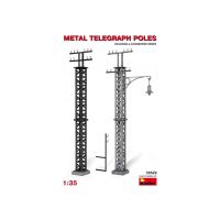 โมเดลประกอบ MiniArt 1/35 MI35529 METAL TELEGRAPH POLES